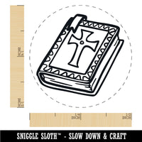 Medieval Holy Bible Book Crusades Rubber Stamp for Stamping Crafting Planners