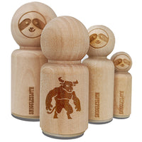 Minotaur Mythical Man Bull Creature Rubber Stamp for Stamping Crafting Planners