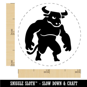 Minotaur Mythical Man Bull Creature Rubber Stamp for Stamping Crafting Planners