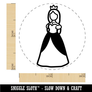 Regal Noble Princess Medieval Crown Rubber Stamp for Stamping Crafting Planners