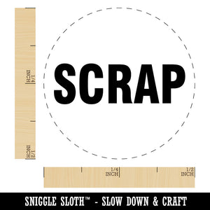 Scrap Production Inventory Management Manufacturing Label Rubber Stamp