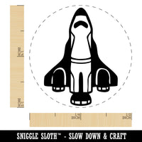 Space Shuttle Ship Rocket Science Rubber Stamp for Stamping Crafting Planners
