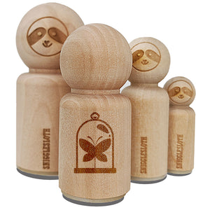 Taxidery Butterfly In Glass Case Rubber Stamp for Stamping Crafting Planners