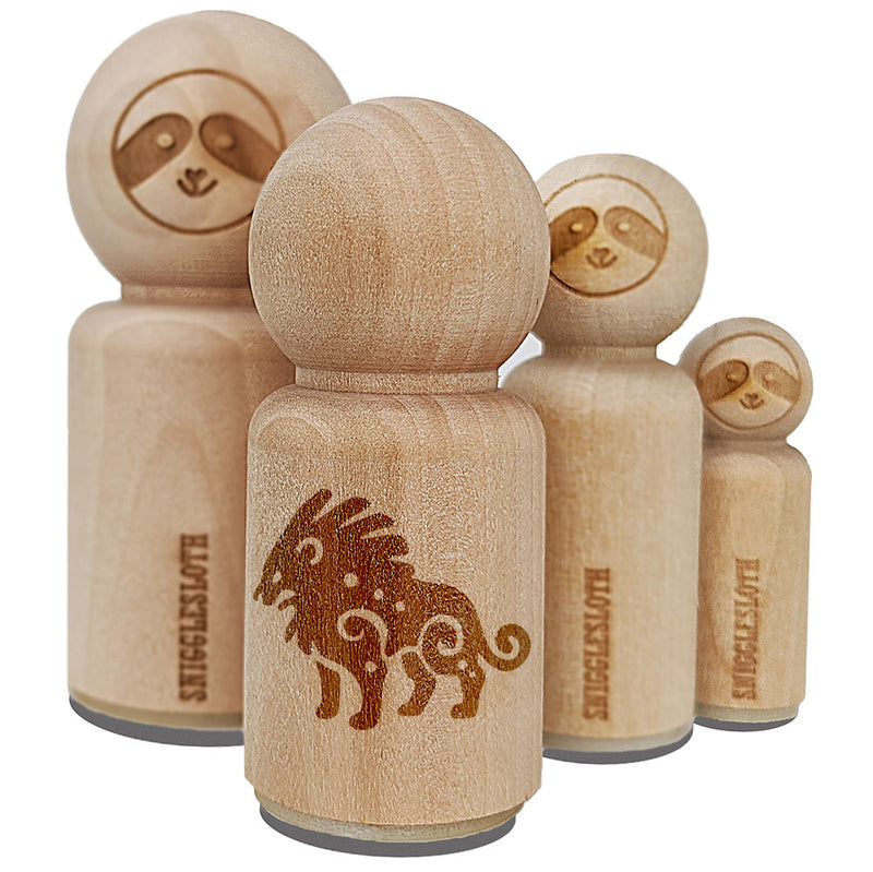 Tribal African Lion Big Cat King Rubber Stamp for Stamping Crafting Planners