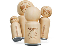 Absent Student School Rubber Stamp for Stamping Crafting Planners