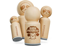 Buen Progreso Spanish Tree Teacher Stamp Rubber Stamp for Stamping Crafting Planners