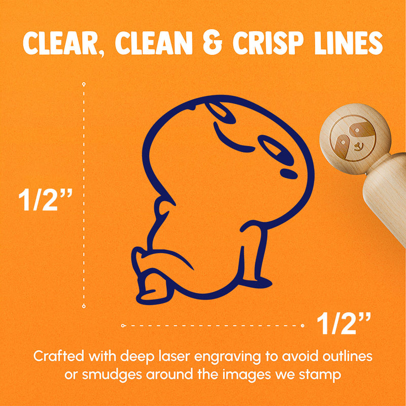 Coy Smiling Smug Funny Emote Rubber Stamp for Stamping Crafting Planners