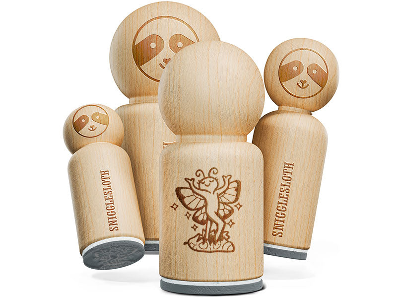 Fabulous Butterfly Emerging From Chrysalis Rubber Stamp for Stamping Crafting Planners