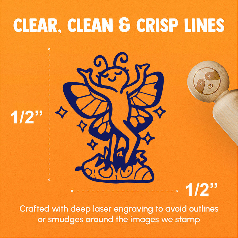 Fabulous Butterfly Emerging From Chrysalis Rubber Stamp for Stamping Crafting Planners