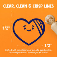 Hurt Heart Bandage Recover Relationship Rubber Stamp for Stamping Crafting Planners