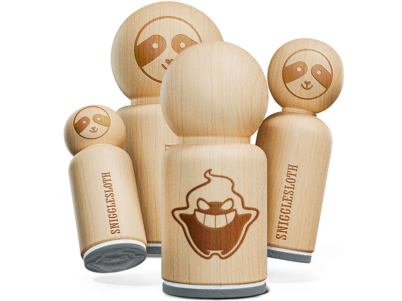 Mischievous Ghost Spirit Phantasm Sprite Rubber Stamp for Stamping Crafting Planners