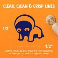 OTL Emote Despair Frustration Defeat Overwhelmed Rubber Stamp for Stamping Crafting Planners