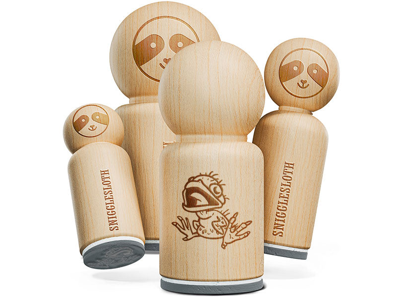 Realistic Ugly Baby Bird Chick Rubber Stamp for Stamping Crafting Planners