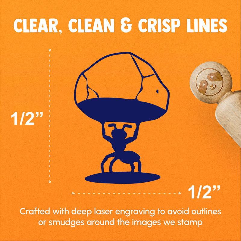 Strong Ant Insect Lifting Rock Stone Power Rubber Stamp for Stamping Crafting Planners