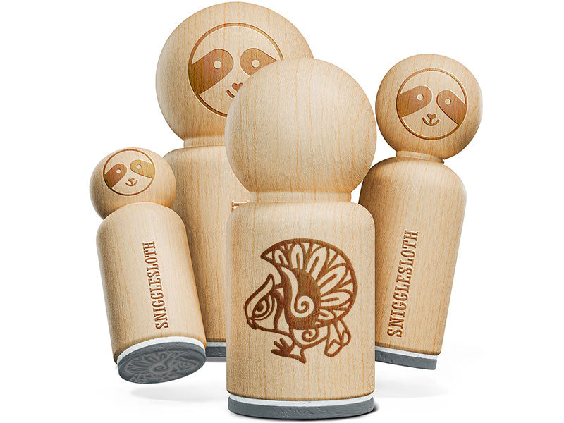 Tribal Owl Southwest Art Native American Bird Rubber Stamp for Stamping Crafting Planners