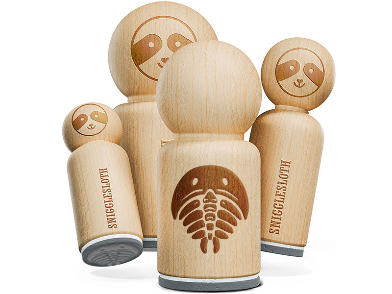 Trilobite Fossil Bones Dinosaur Rubber Stamp for Stamping Crafting Planners