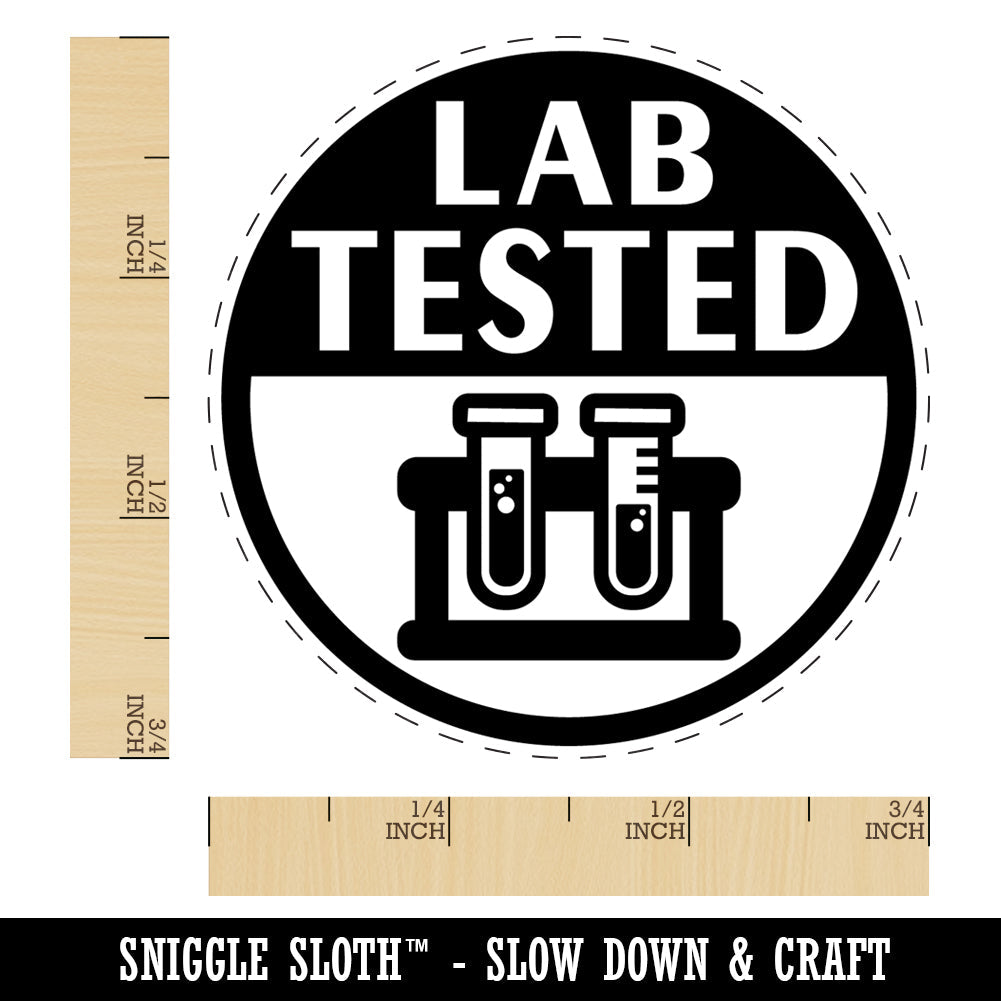 Lab Tested Science Vials Rubber Stamp for Stamping Crafting Planners