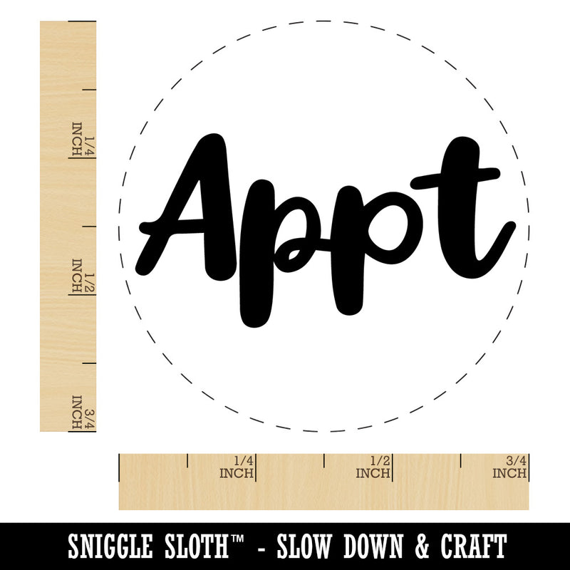 Appointment Appt Abbreviation Rubber Stamp for Stamping Crafting Planners