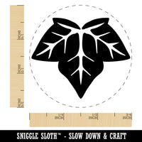 Common Ivy Leaf Vine Plant Hedera Helix Rubber Stamp for Stamping Crafting Planners