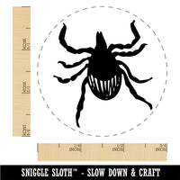 Deer Tick Bug Parasite Arachnid Rubber Stamp for Stamping Crafting Planners