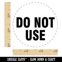 Do Not Use Inventory Management Manufacturing Label Rubber Stamp for Planner
