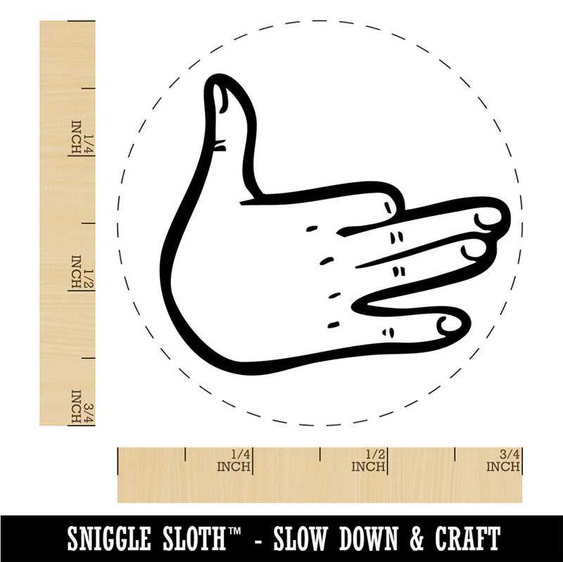 Dog Shadow Puppet Hand Rubber Stamp for Stamping Crafting Planners