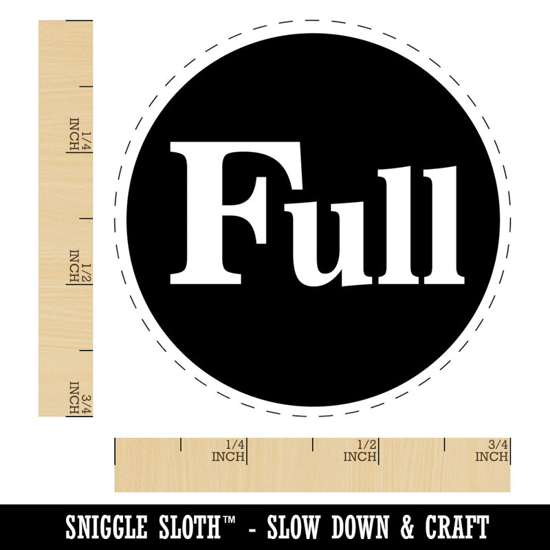 Full Indicator Status Circle Rubber Stamp for Stamping Crafting Planners