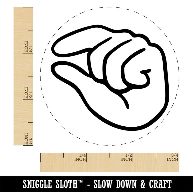 Hand Pinching Fingers Rubber Stamp for Stamping Crafting Planners