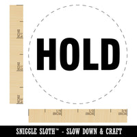 Hold Shipping Inventory Manufacturing Label Rubber Stamp for Stamping Crafting