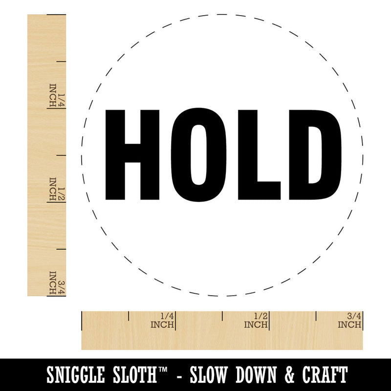 Hold Shipping Inventory Manufacturing Label Rubber Stamp for Stamping Crafting