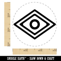 Medicine Man Shaman Eye Native American Symbol Rubber Stamp for Stamping