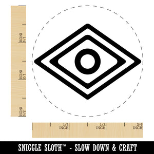 Medicine Man Shaman Eye Native American Symbol Rubber Stamp for Stamping