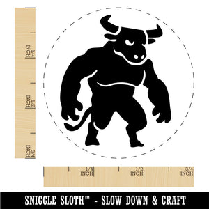 Minotaur Mythical Man Bull Creature Rubber Stamp for Stamping Crafting Planners