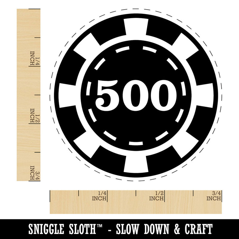 Poker Chip Blackjack Card Games Deck Texas Holdem Rubber Stamp for Stamping