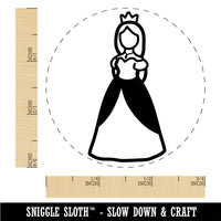 Regal Noble Princess Medieval Crown Rubber Stamp for Stamping Crafting Planners