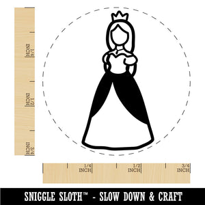 Regal Noble Princess Medieval Crown Rubber Stamp for Stamping Crafting Planners