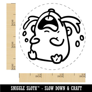 Sad Crying Bawling Gerbil Hamster Rodent Critter Pet Rubber Stamp for Stamping