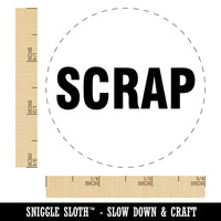 Scrap Production Inventory Management Manufacturing Label Rubber Stamp