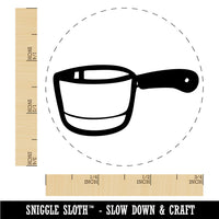 Small Cooking Pot Sauce Pan Rubber Stamp for Stamping Crafting Planners