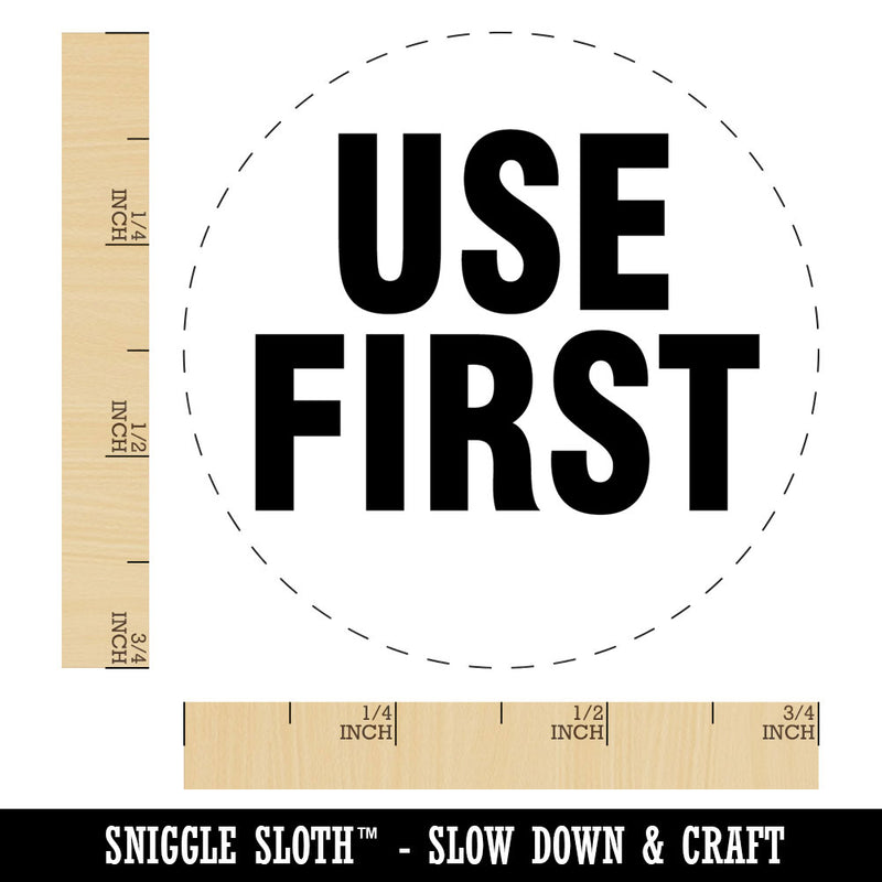 Use First Production Inventory Management Manufacturing Label Rubber Stamp