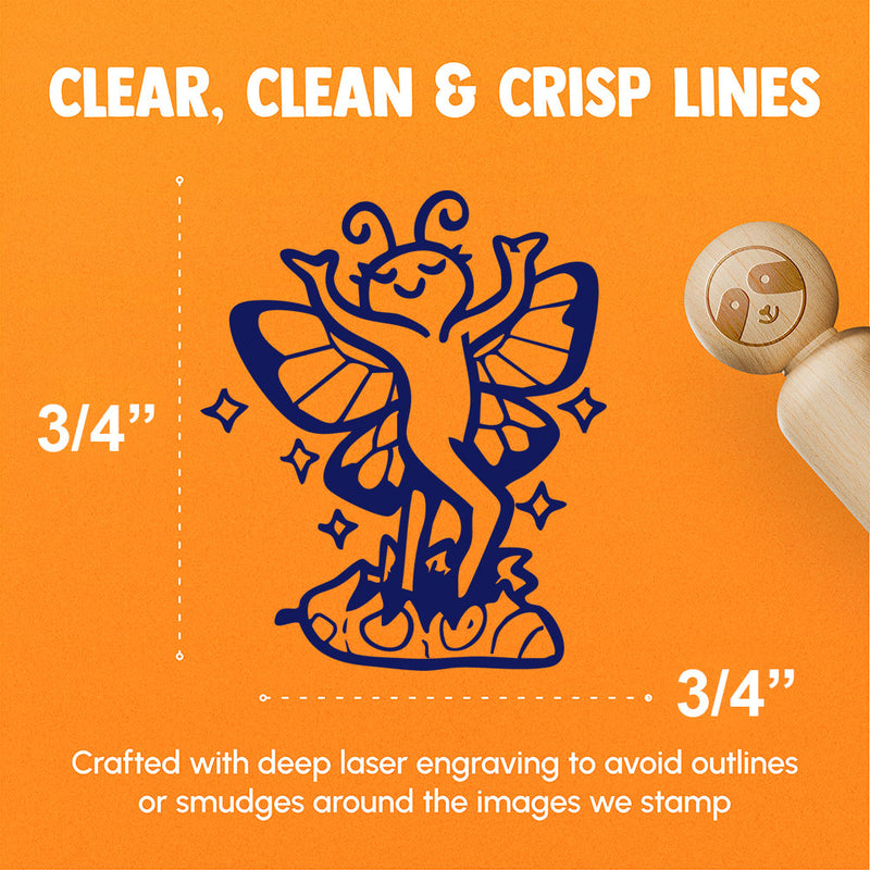 Fabulous Butterfly Emerging From Chrysalis Rubber Stamp for Stamping Crafting Planners