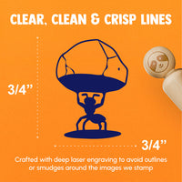 Strong Ant Insect Lifting Rock Stone Power Rubber Stamp for Stamping Crafting Planners