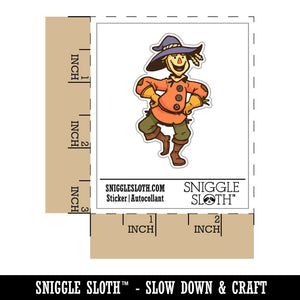 Water Bottle Sticker Set Silly Dancing Scarecrow Man Cute Waterproof Vinyl Stickers Pack Decal, Skateboard, Laptop, Car, Window, Bumper - 5 Pack