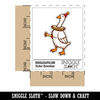 Water Bottle Sticker Set Silly Goose Clown with Horn Honk Cute Waterproof Vinyl Stickers Pack Decal, Skateboard, Laptop, Car, Window, Bumper - 5 Pack