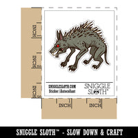 Chupacabra Goat Sucker Cryptid Legendary Creature Waterproof Vinyl Phone Tablet Laptop Water Bottle Car Window Bumper Decal Sticker Set - 5 Pack