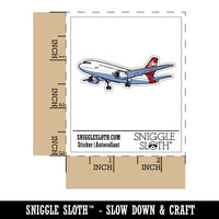 Commercial Airliner Airplane Aircraft Plane Waterproof Vinyl Phone Tablet Laptop Water Bottle Car Window Bumper Decal Sticker Set - 5 Pack
