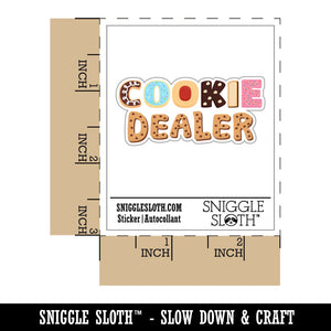 Cookie Dealer Baking Waterproof Vinyl Phone Tablet Laptop Water Bottle Car Window Bumper Decal Sticker Set - 5 Pack