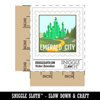 Emerald City Wonderful Wizard of Oz Destination Waterproof Vinyl Phone Tablet Laptop Water Bottle Car Window Bumper Decal Sticker Set - 5 Pack