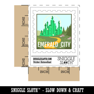Emerald City Wonderful Wizard of Oz Destination Waterproof Vinyl Phone Tablet Laptop Water Bottle Car Window Bumper Decal Sticker Set - 5 Pack
