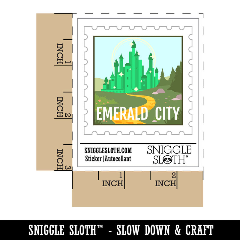 Emerald City Wonderful Wizard of Oz Destination Waterproof Vinyl Phone Tablet Laptop Water Bottle Car Window Bumper Decal Sticker Set - 5 Pack